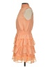 Express 100% Polyester Orange Cocktail Dress Size S - photo 5