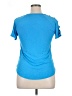 August Silk Blue Short Sleeve Top Size XL (estimated) - photo 2