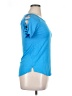 August Silk Blue Short Sleeve Top Size XL (estimated) - photo 4