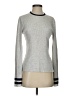FRAME Gray Silver Pullover Sweater Size S - photo 1