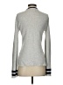 FRAME Gray Silver Pullover Sweater Size S - photo 2