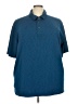 Reebok 100% Polyester Blue Short Sleeve Polo Size 3X - photo 1