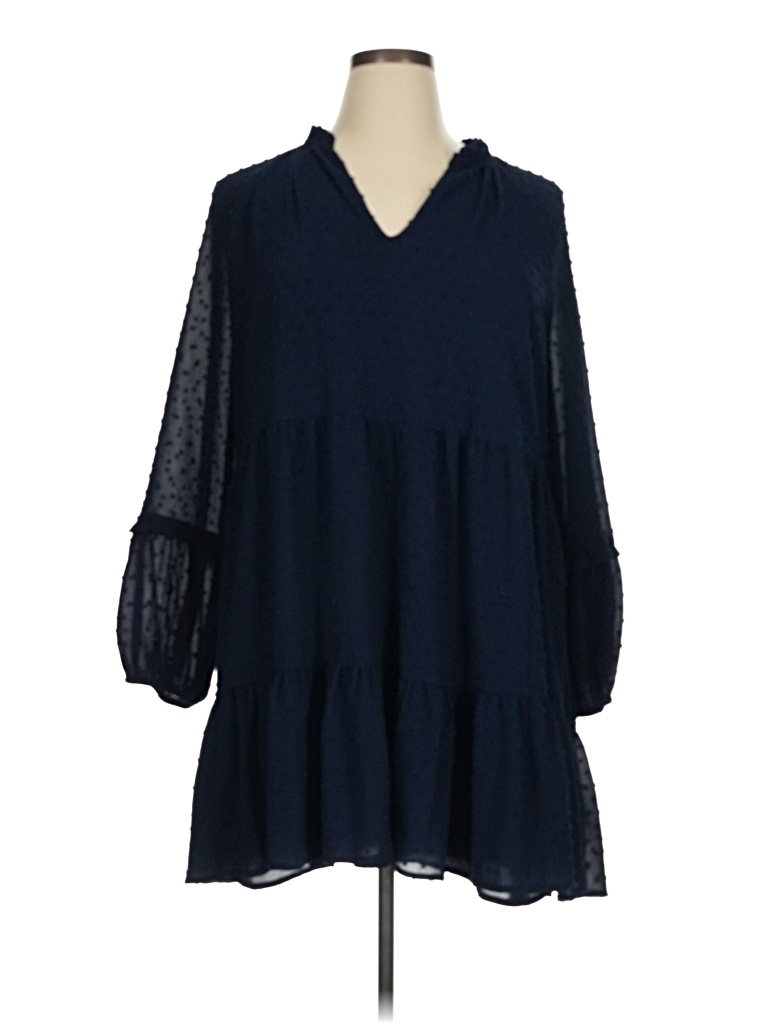 Pre-owned Cece Casual Dress In Blue