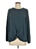 Ann Taylor LOFT Outlet Teal Long Sleeve Top Size L - photo 1