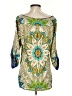 Aqua 100% Polyester Green 3/4 Sleeve Blouse Size S - photo 2
