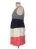 Rhapsody Color Block Gray Casual Dress Size L - photo 5