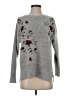 Willow & Clay Floral Gray Pullover Sweater Size S - photo 1