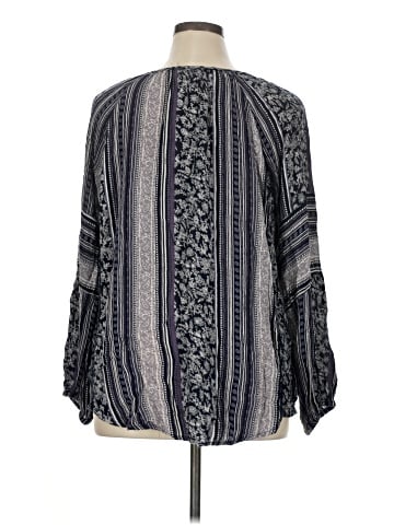 Ruff Hewn Long Sleeve Blouse (view 2)