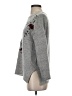 Willow & Clay Floral Gray Pullover Sweater Size S - photo 5