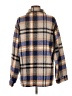 Unbranded 100% Polyester Plaid Brown Long Sleeve Blouse Size L - photo 2