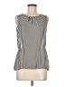 H&M 100% Polyester Ivory Sleeveless Blouse Size 8 - photo 1