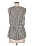 H&M 100% Polyester Ivory Sleeveless Blouse Size 8 - photo 2