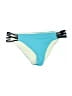 L Space Color Block Blue Swimsuit Bottoms Size M - photo 1