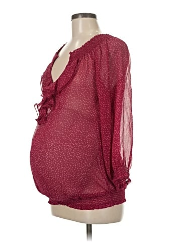 Motherhood 3/4 Sleeve Blouse (view 1)