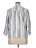 Splendid Stripes Gray 3/4 Sleeve Blouse Size XL - photo 2