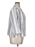 Splendid Stripes Gray 3/4 Sleeve Blouse Size XL - photo 4