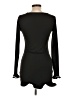 Unbranded Solid Black Casual Dress Size L - photo 2