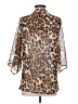 Unbranded 100% Polyester Animal Print Brown Kimono Size S - photo 2