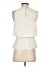 Theory 100% Silk Ivory Sleeveless Silk Top Size P (petite) - photo 2
