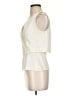 Theory 100% Silk Ivory Sleeveless Silk Top Size P (petite) - photo 5