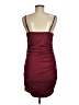 Unbranded Solid Burgundy Cocktail Dress Size M - photo 2