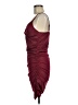Unbranded Solid Burgundy Cocktail Dress Size M - photo 5