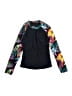 Unbranded Tropical Black Rash Guard Size S (estimated) - photo 1