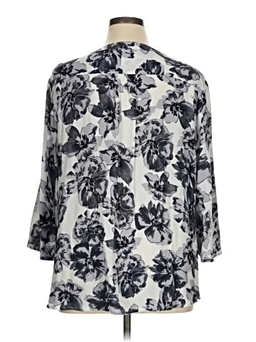 Monday Fun 3/4 Sleeve Blouse (view 2)