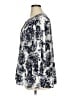 Monday Fun Silver 3/4 Sleeve Blouse Size 1X - photo 5