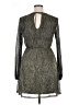 Xhilaration Metallic Gray Cocktail Dress Size L - photo 2