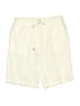 Chico's 100% Linen Solid Ivory Board Shorts Size XS (00) - photo 1