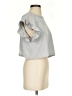 Zara 100% Baumwolle Gray Short Sleeve Top Size S - photo 4