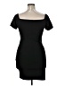 Shein Curve Solid Black Cocktail Dress Size 0X - photo 2