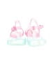 Old Navy Color Block Pink Green Sandals Size 8 (kids) - photo 2