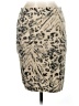 PAUW Animal Print Tan Wool Skirt Size 6 (1) - photo 2