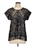 Chico's Black Short Sleeve Top Size Lg (2) - photo 1