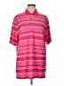 Nike Golf 100% Polyester Stripes Pink Kimono Size L - photo 1