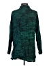 Endless Knot Art 100% Rayon Teal Long Sleeve Button-Down Shirt Size S - photo 2