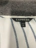 Express Silver Ivory 3/4 Sleeve Blouse Size S - photo 7