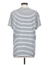 Fabletics Stripes White Short Sleeve T-Shirt Size S - photo 2