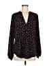 Lush Black Long Sleeve Blouse Size M - photo 1