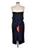 BCBGMAXAZRIA Color Block Blue Cocktail Dress Size 6 - photo 2