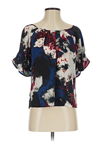 Kensie Short Sleeve Blouse (view 1)