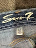 Seven7 Floral Blue Denim Shorts Size 24 waist - photo 3