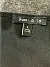 Sami & JO Graphic Black Cocktail Dress Size L - photo 7