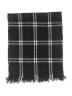 Unbranded Plaid Black Blue Scarf One size - photo 2