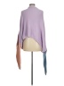 PrettyLittleThing 100% Viscose Color Block Pink Poncho Size 8 - photo 2
