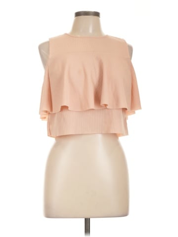 Zara W&B Collection Sleeveless Blouse (view 1)