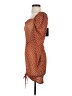 PrettyLittleThing Polka Dots Orange Cocktail Dress Size 4 - photo 5