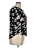 Jon & Anna 100% Polyester Floral Black Short Sleeve Blouse Size XL - photo 4